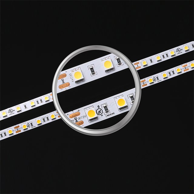 SMD5050 60LEDs 14.4W Bande lumineuse LED blanche à intensité variable