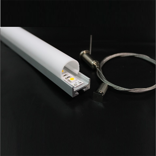 W20.3mm*H27mm (largeur intérieure 16.7mm) Profilé en aluminium LED