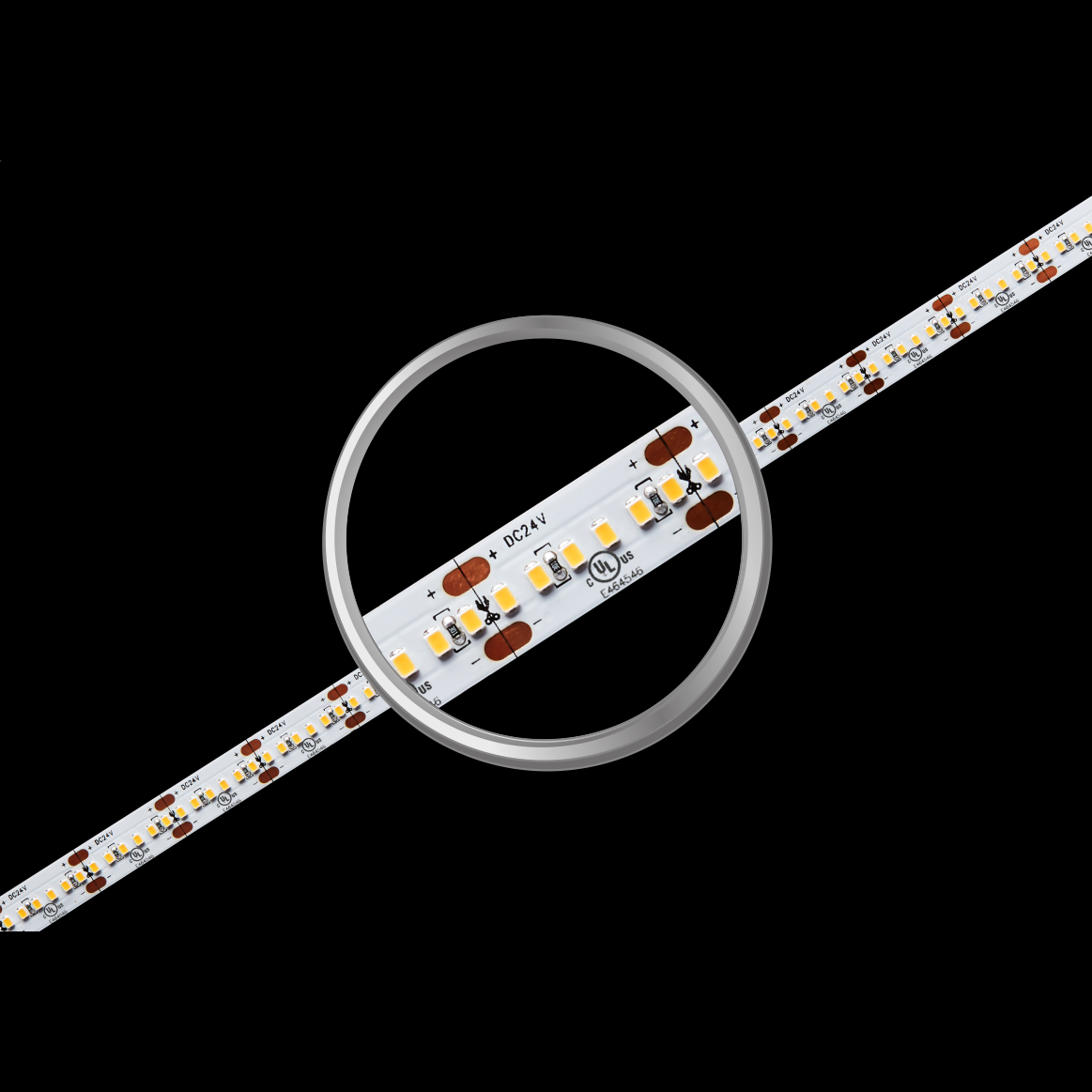SMD2216 300LEDs 14.4W Bande lumineuse LED flexible haute densité